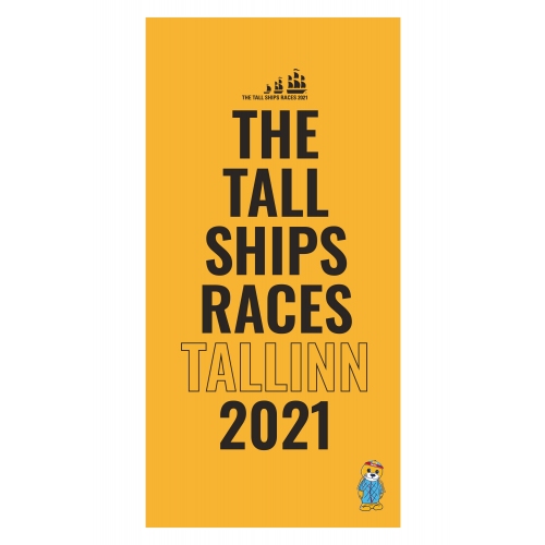 THE TALL SHIPS RACES 2021 kollane mikrofiibrist rätik 