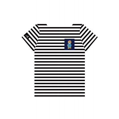 THE TALL SHIPS RACES 2021 stirped shirt with a blue pocker 
