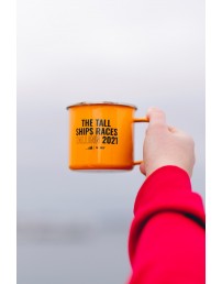 Металлическая кружка желтого цвета THE TALL SHIPS RACES 2021